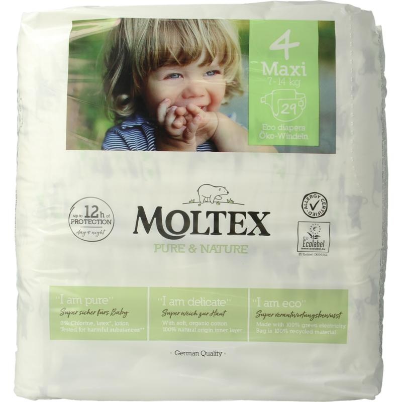 Moltex Moltex Pure & Nature Babywindeln Maxi 29 Stück