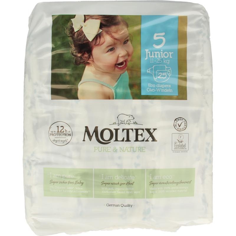 Moltex Moltex Pure & Nature Babywindeln Junior 25 Stück