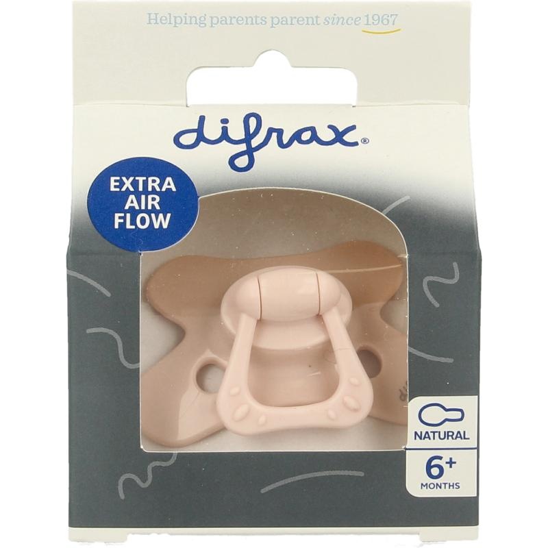 Difrax Schnuller natur 6+ m uni 1 Stück