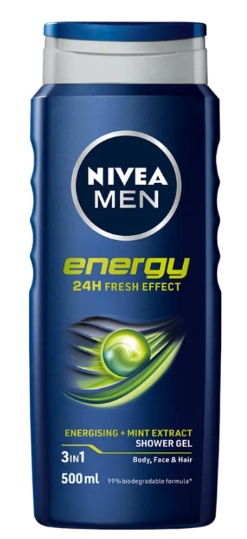 Nivea Nivea Herren Energie Duschgel 500 Ml