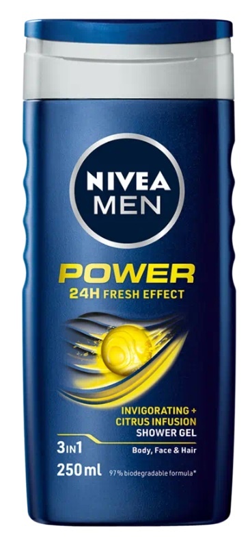 Nivea Men Power Refresh Duschgel 250 Ml