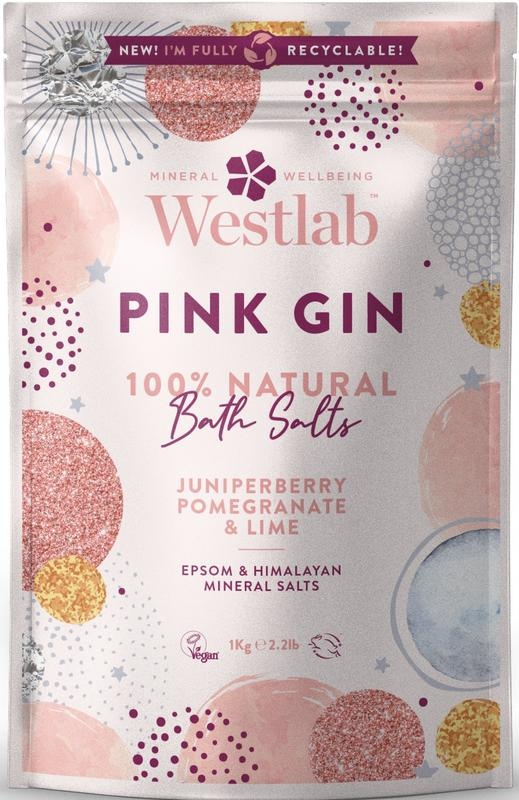 Westlab Badesalz Alchemie rosa Gin 1 Kilogramm