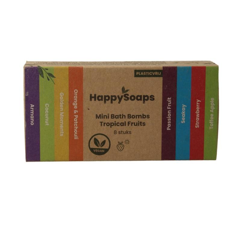 Happysoaps Happysoaps Badebomben tropische Früchte 80 gr