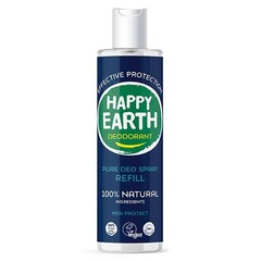 Happy Earth Reines Deospray Herren Protect Nachfüllpackung 300 Ml