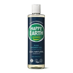 Happy Earth Reines Duschgel Männer schützen 300 Ml
