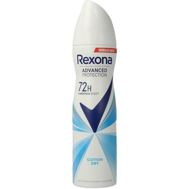 Rexona Trockenes Deo-Spray aus Baumwolle 150 Ml