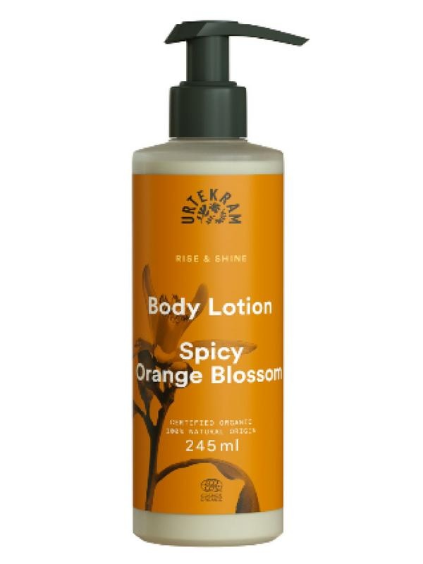 Urtekram Rise & Shine würzige Orangenblüten-Körperlotion 245 Ml