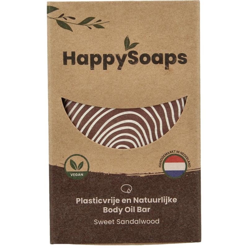 Happysoaps Happysoaps Körperölriegel süßes Sandelholz 70 gr