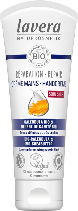 Lavera Lavera HandCreme/HandCreme Repair FR-DE 75 Ml