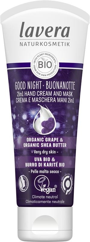 Lavera Goodnight 2 in 1 HandCreme & Maske DE-IT 75 Ml