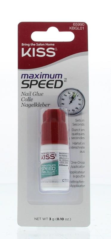Kiss Höchstgeschwindigkeit Nagelkleber 3 Gramm