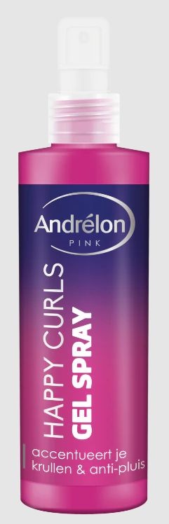 Andrelon Pink Gel Spray formen Ihre Locken 200 Ml 200 Ml