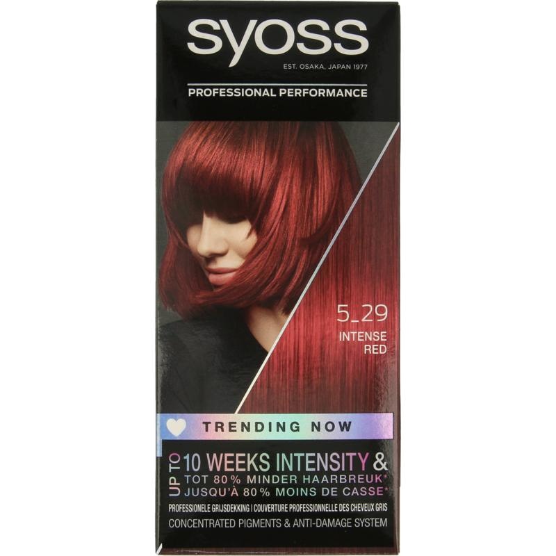 Syoss Farbgrundlinie 5-29 intensives rotes Haarfärbemittel 1 Set
