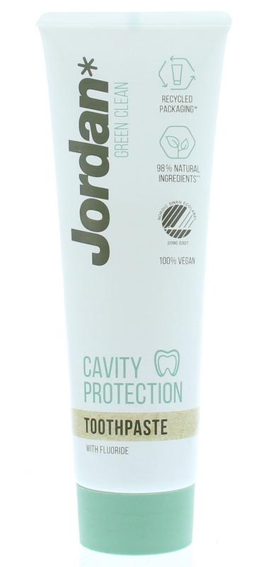 Jordan Jordan Grüne Zahnpasta mit sauberer Kavität 75 Ml 75 Ml