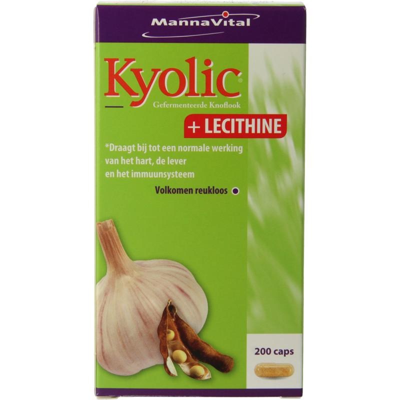 Mannavital Kyolic + Lecithin 200 Caps