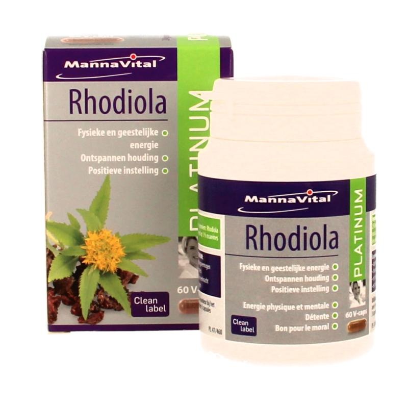Mannavital Rhodiola platinum 60 VCaps