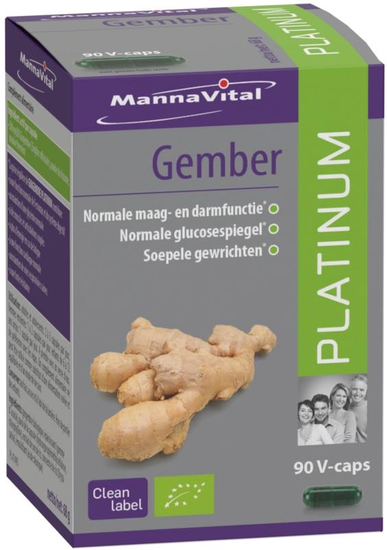 Mannavital Ingwer Bio Platin 90 VCaps