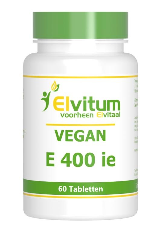 Elvitaal Elvitaal Vitamin E400 vegan 60 Tab