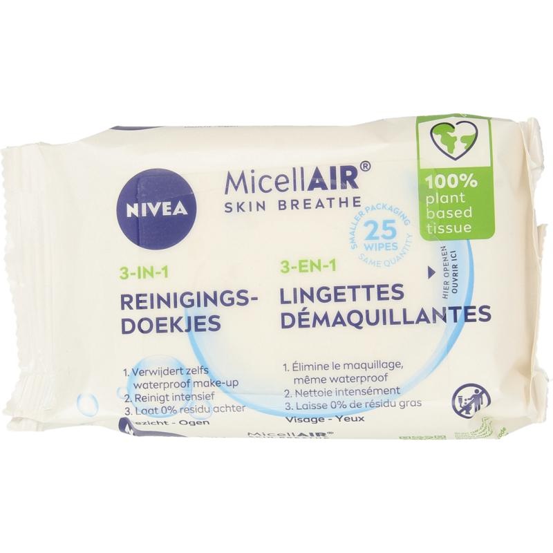 Nivea Nivea 3-in-1 nährender Mizellenreiniger 25 Stück