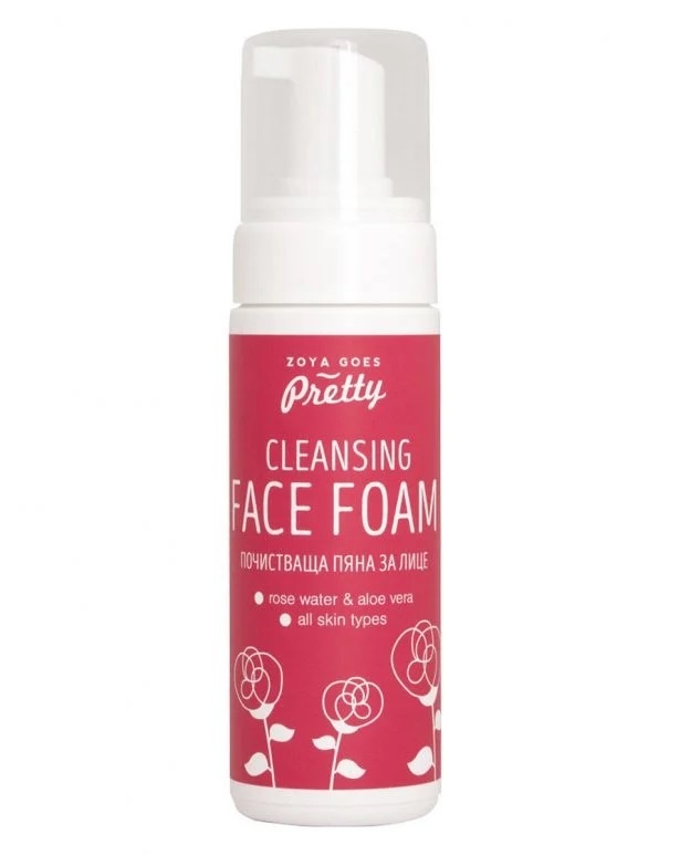 Zoya Goes Pretty Reinigungsgesichtsschaum Rose & Aloe Vera 150 Ml