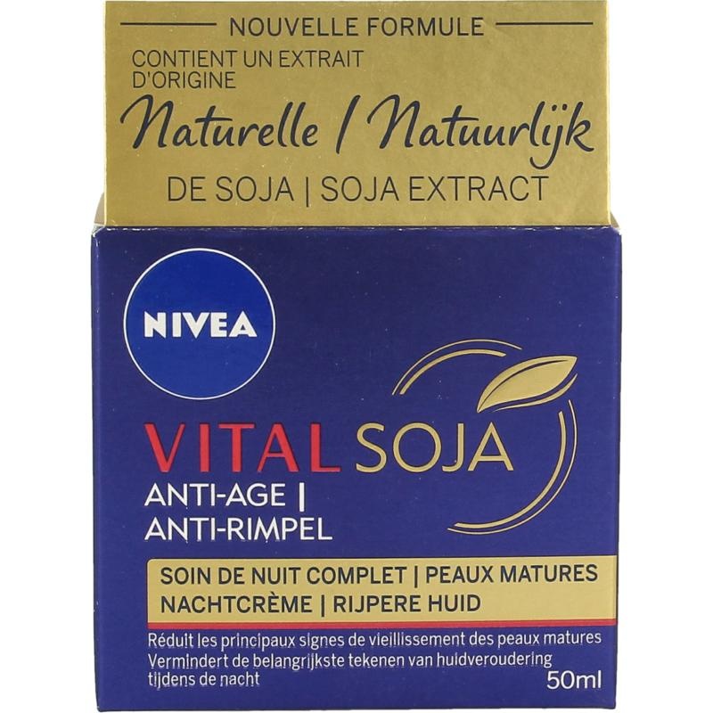 Nivea Nivea Vital Soja Anti-Age Nachtcreme 50 Ml