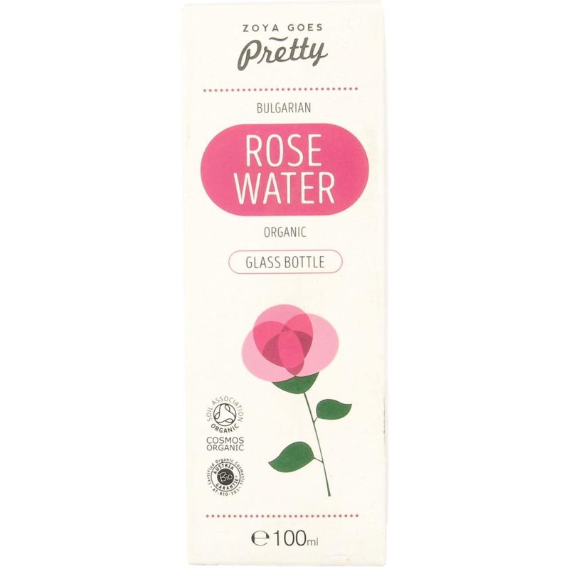 Zoya Goes Pretty Bio-Rosenwasserglasflasche 100 ml