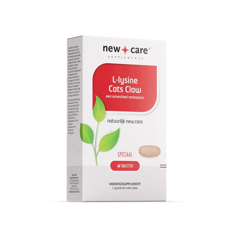 New Care L-Lysin Katzenkralle (60 Tab)