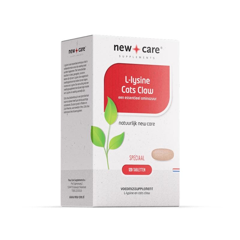 New Care L-Lysin Katzenkralle (120 Tab)