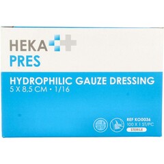 Hekapres Mullkompresse hydrophil 5 x 9 100 Stücke