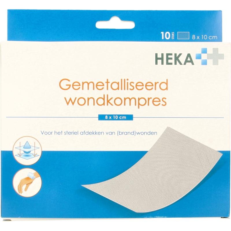 Heka Klein Heka Klein Wundauflage metallisiert 8 x 10 cm steril 10 Stück 10 Stück