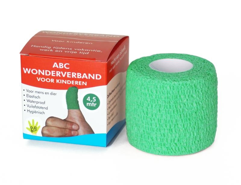 ABC Wondverband Wonderband grüne Kinder 1 Stck