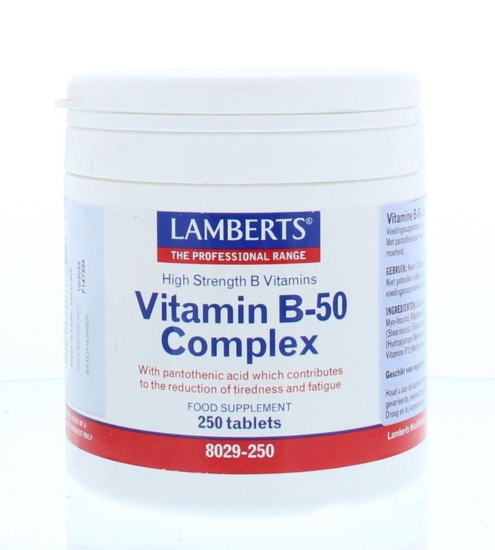 Lamberts Lamberts Vitamin B50 Komplex 250 Tab