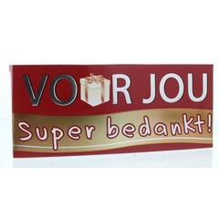 Voor Jou! Für dich! Wish Bar vielen Dank 70 Gramm 70 Gramm