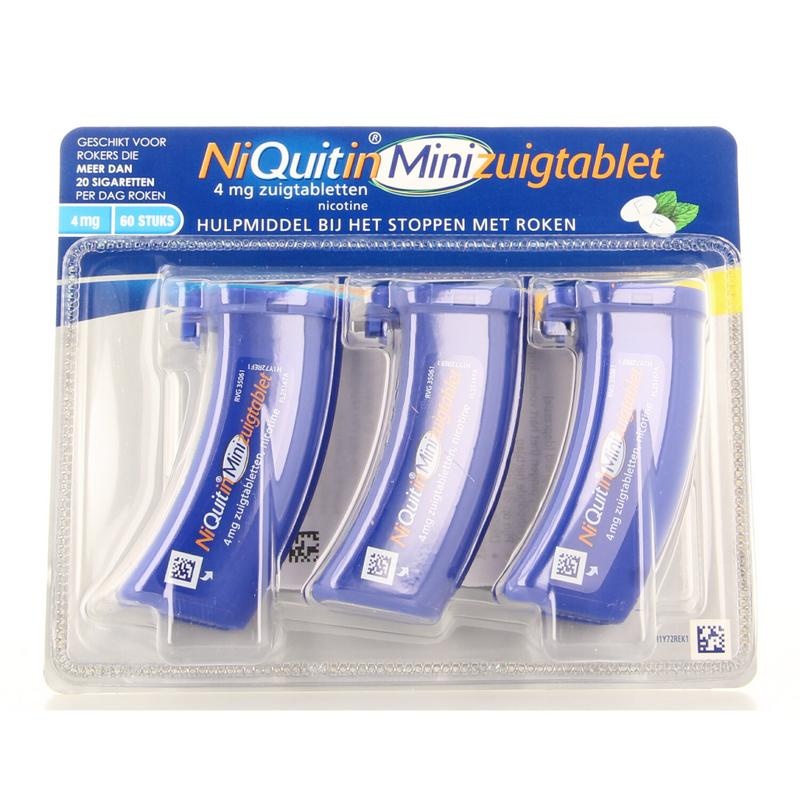 Niquitin Lutschtabette Mini-Minze 4 mg 60 Saugtab