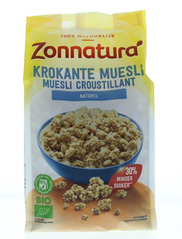 Zonnatura Zonnatura Knuspriges Müsli natürlich 375 Gramm