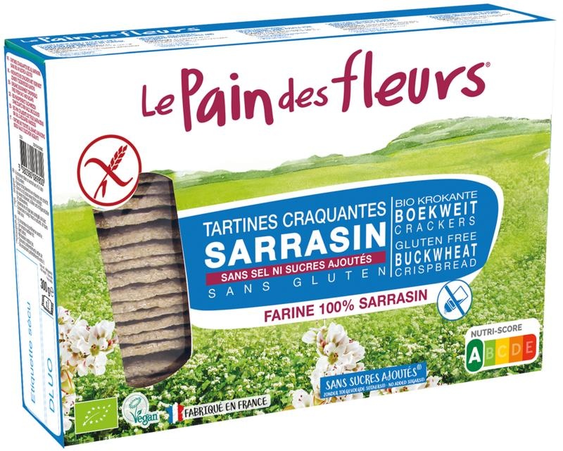 Pain Des Fleurs Buchweizencracker ohne Salz 300 Gramm 300 Gramm