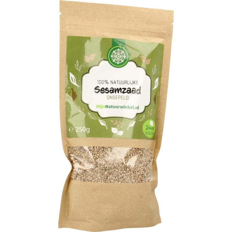 Mijnnatuurwinkel Mijnnatuurwinkel Sesamsamen ungeschält 250 Gramm