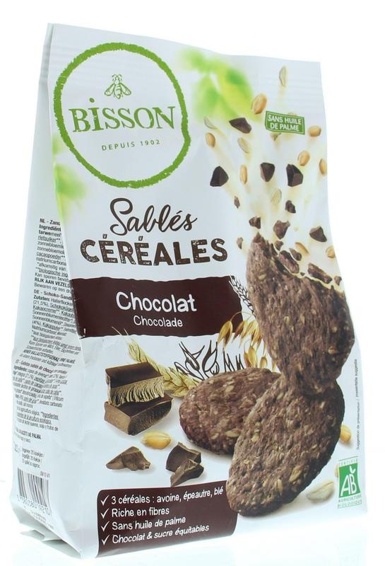 Bisson Bisson Shortbread Schokolade & Getreide 200 Gramm 200 Gramm