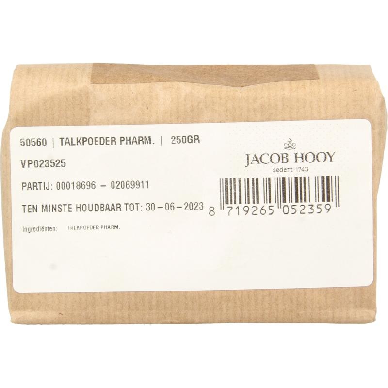 Jacob Hooy Jacob Hooy Talkumpuder / Talkum Venetum 250 Gramm 250 Gramm