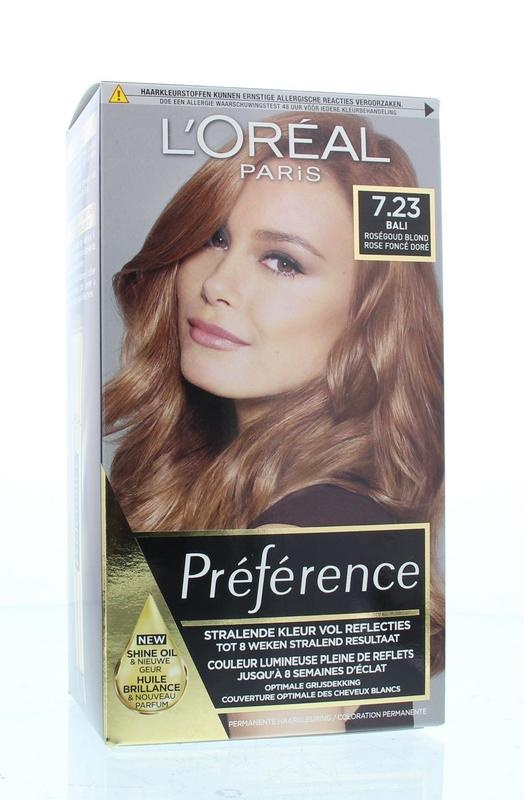 Loreal Loreal Präferenz Rosegold 7,23 Blond 1 Set 1 Set