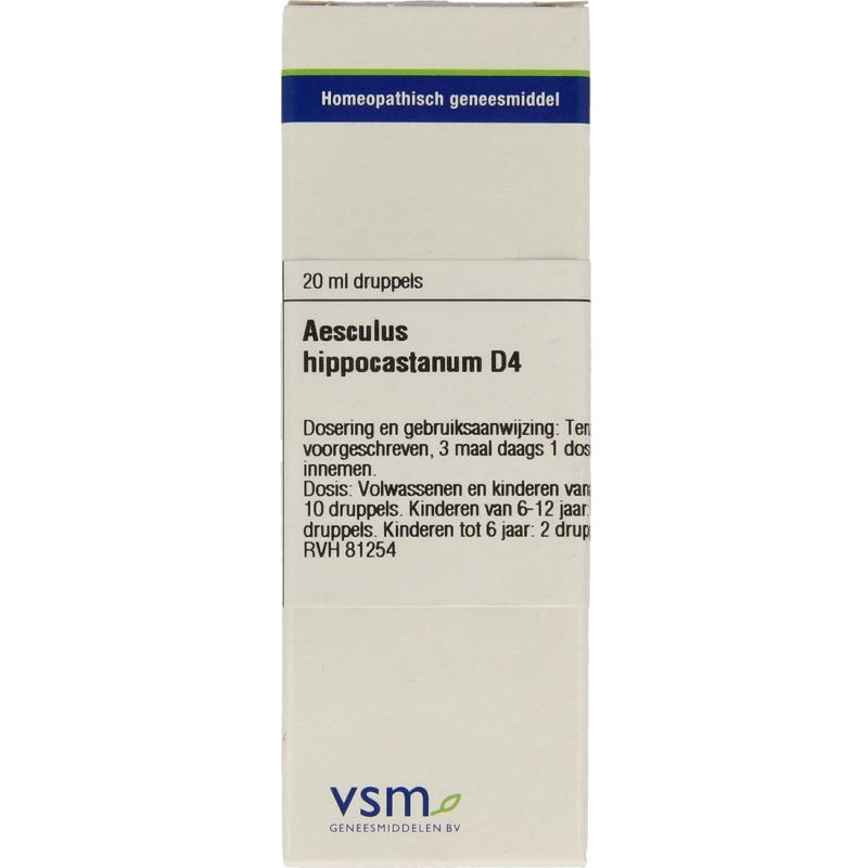 VSM VSM Aesculus hippocastanum D4 20 Ml