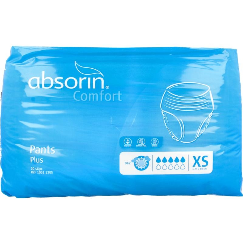 Absorin Komforthose plus XS bis 55 cm 20 Stück