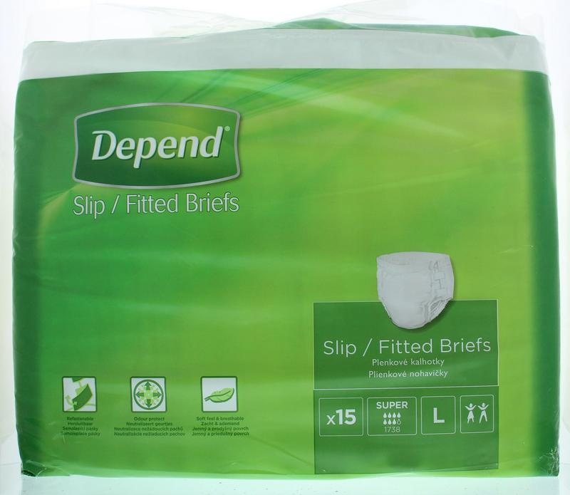 Depend Slip super L 15 Stück
