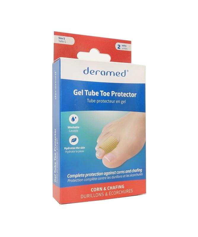 Andere Zehenring Gel gerippt Grösse S 2 Stck