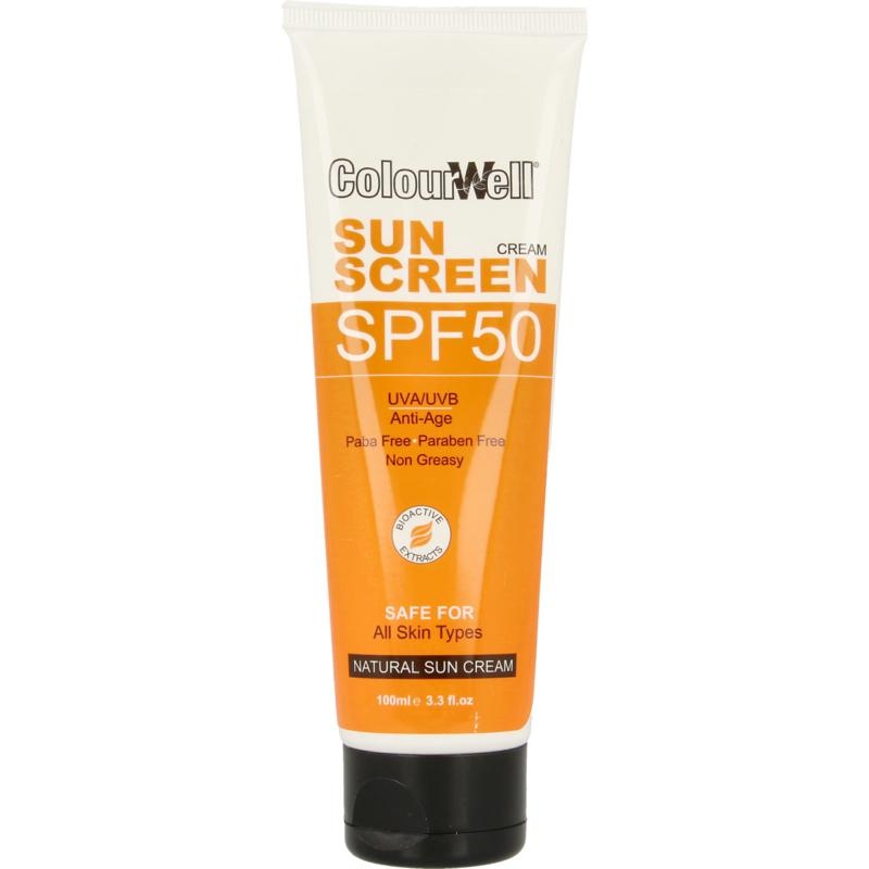 Colourwell Colourwell Natürliche SonnenCreme SPF50 100 Ml