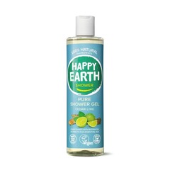 Happy Earth Reines Duschgel Zedern-Limette 300 Ml