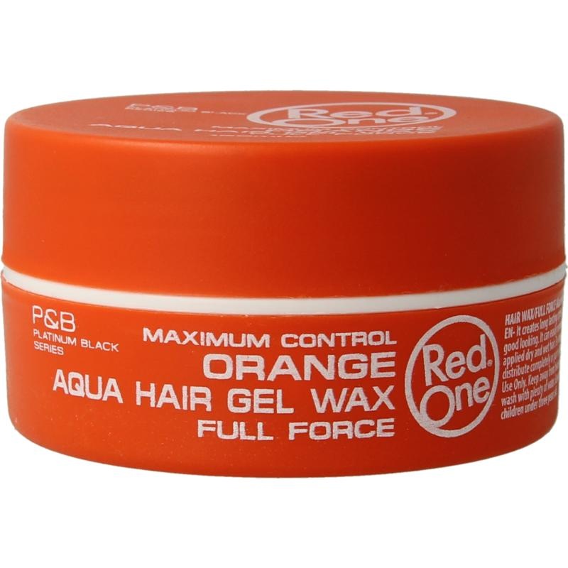 Red One Red One Hair Wax Aqua Orange 150 Ml
