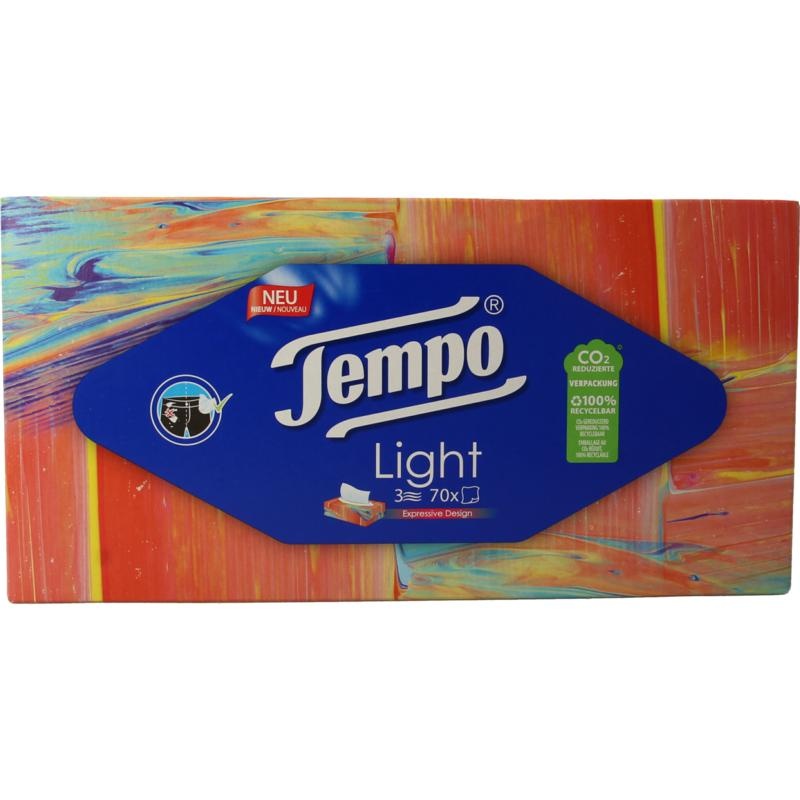 Tempo Taschentuchbox hell 3-lagig 70 Stück