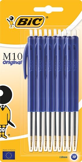 BIC Kugelschreiber M10 blau 10 Stück