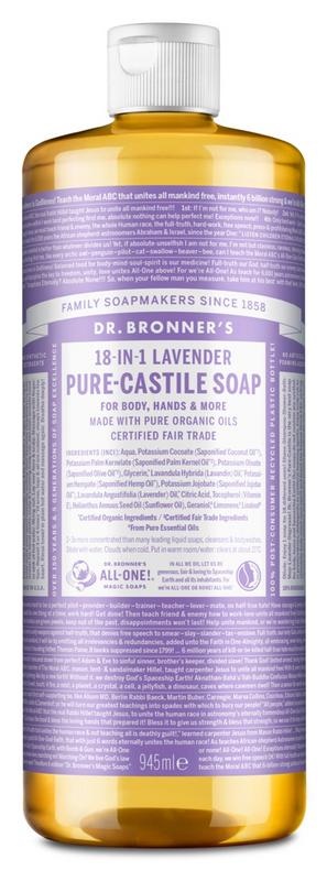 Dr Bronners Flüssigseife Lavendel 945 Ml